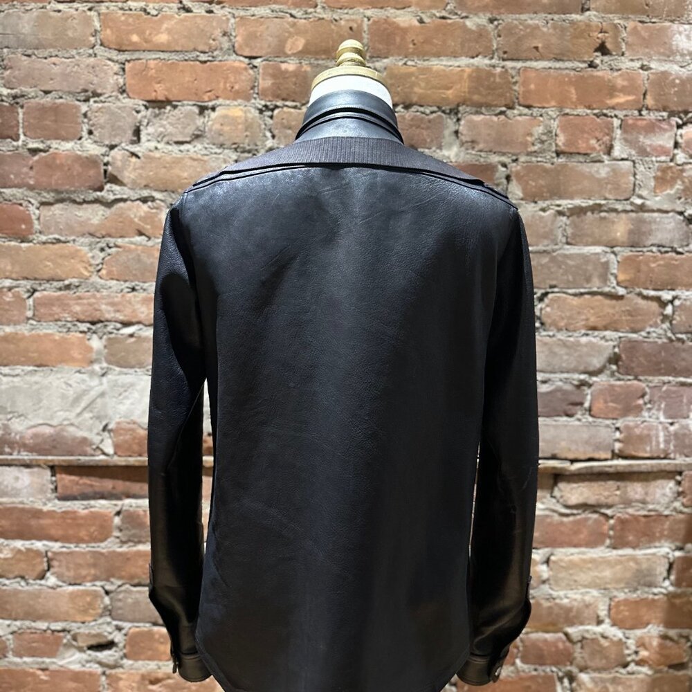 Rick Owens "Babel" S/S 2019 Leather Shirt Jacket - Picture 5 of 8